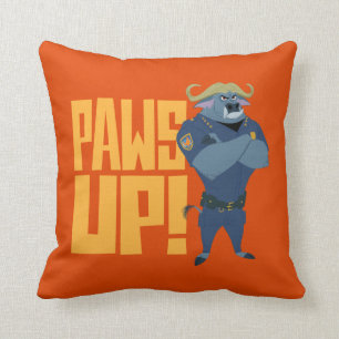Zootopia   Paws Up! Throw Pillow