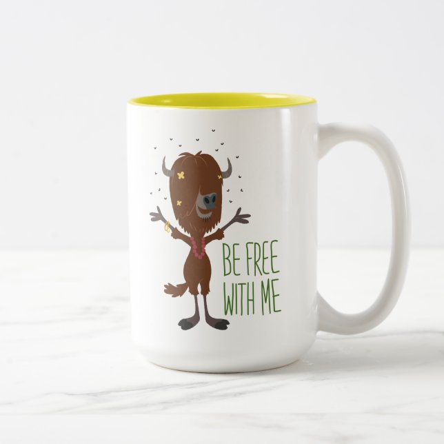 Zootopia | Yax - Be Free with Me Two-Tone Coffee Mug (Right)