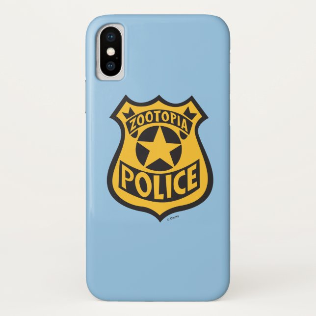 Zootopia | Zootopia Police Badge Case-Mate iPhone Case (Back)