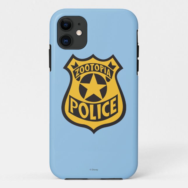 Zootopia | Zootopia Police Badge Case-Mate iPhone Case (Back)