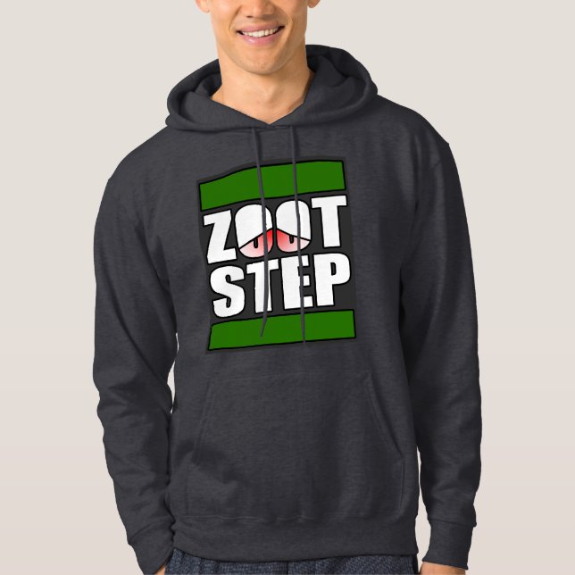 Zootstep zooted Funny DUBSTEP Hoodie (Front)