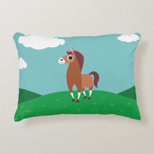 Zora the Horse Decorative Pillow