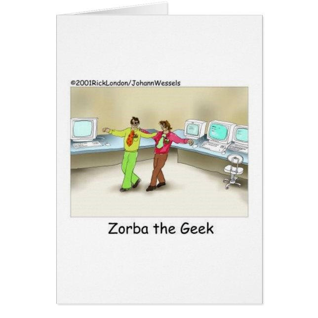 Zorba The Geek Funny Gifts & Collectibles (Front)