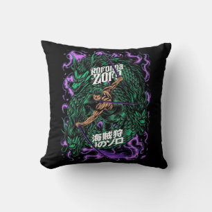 Zoro Roronoa One Piece Throw Pillow