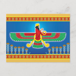 Zoroastrian Persian Faravahar Postcard
