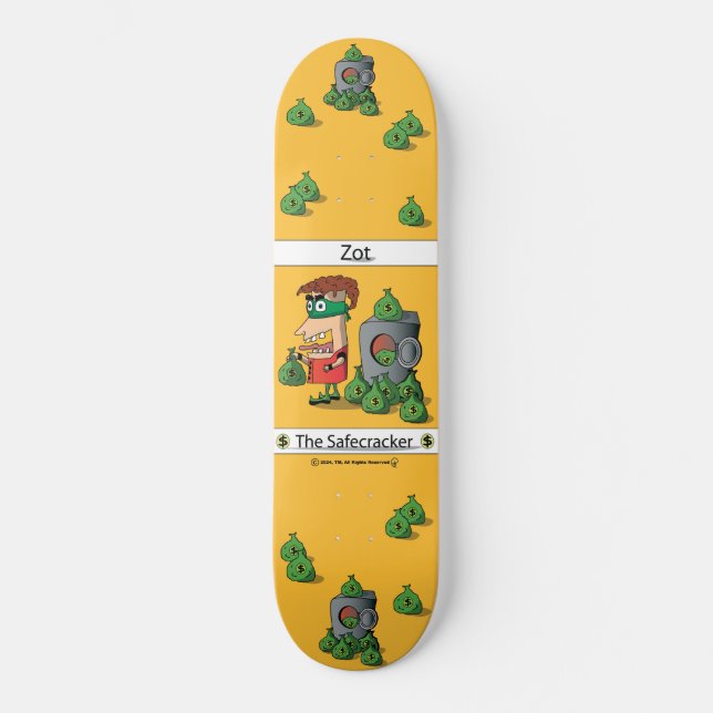 Zot - Le Safecracker (V1) - Skateboard (Recto)