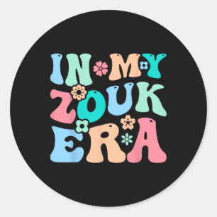 Zouk Dance Festival Design For Zouk Dancer  Classic Round Sticker
