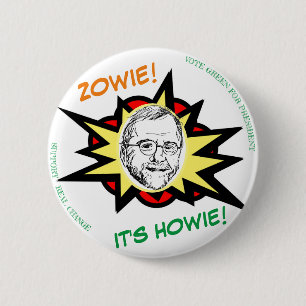ZOWIE! IT'S HOWIE! 2 INCH ROUND BUTTON