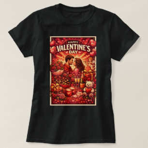 ZOYNK Graphics Happy Valentin's Day 0045413 T-Shirt