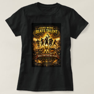 ZOYNK Store Hard Work Beats Talent 0045623 T-Shirt
