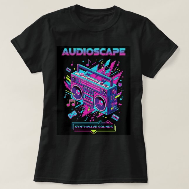 ZOYNK T-Shirt Graphics Audioscape Boom Box 0045216 (Design devant)