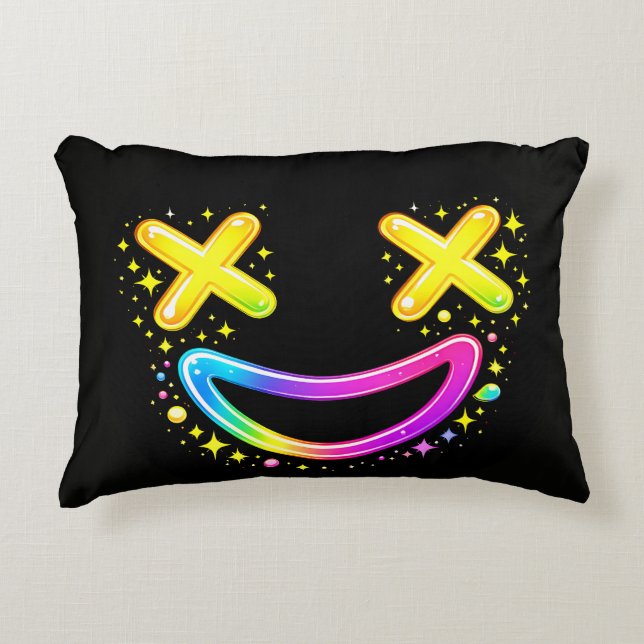 ZOYNKLAB Deadface Logo Accent Pillow (Front)