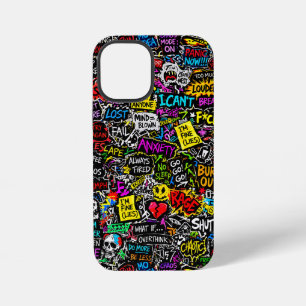 ZOYNKLAB Experiment 0047025 Chaos iPhone 12 Mini Case