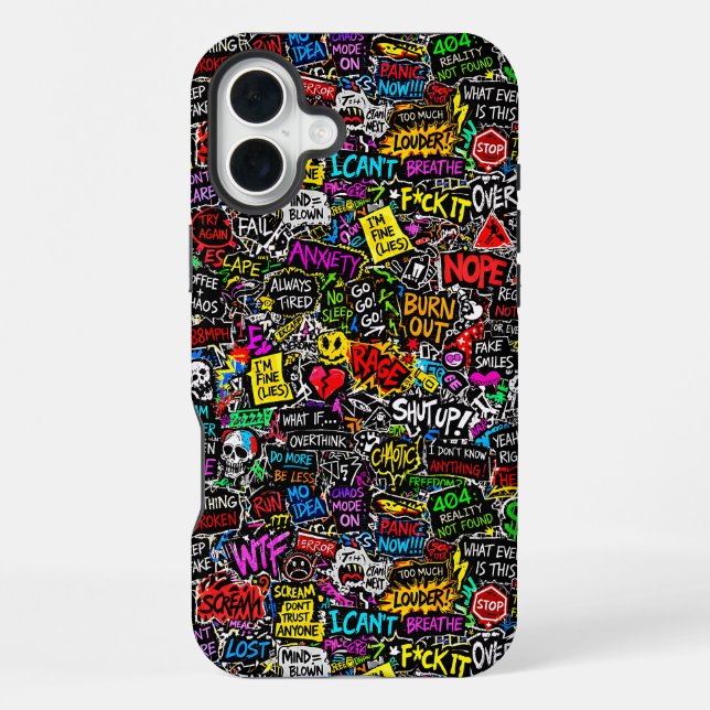 ZOYNKLAB Experiment 0047025 Chaos iPhone Case (Back)