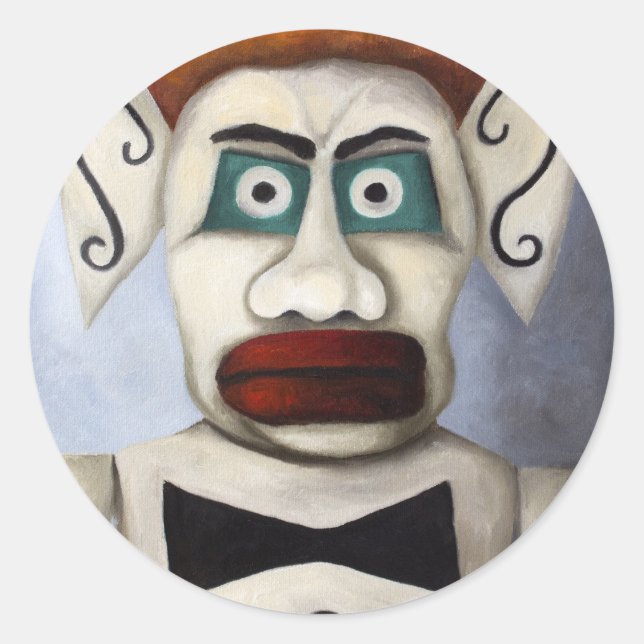 Zozobra Classic Round Sticker (Front)