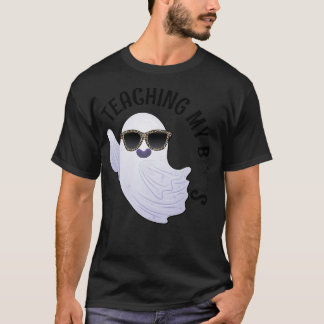 zP4X Teaching My Boo Ghost Pumpkin Autumn Hallowee T-Shirt