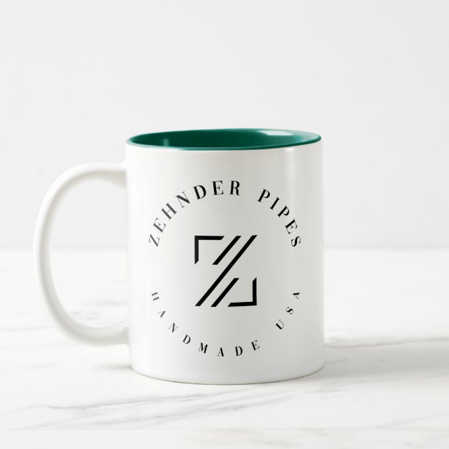 ZP Classic Logo Two-Toned Mug (Left)
