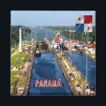zPA014 PANAMA, CANAL LOCKS, America, Fridge Magnet<br><div class="desc">Here you will find the souvenir of your vacation. This category contains fridge magnets of many locations in Panama. . (zPA014 PANAMA, CANAL LOCKS, America, fridge magnet). Amaze friends and relatives with the unique souvenirs from your great trip. Try us. #LeoPepeDesign - leopepedesign, travel trip photo tourism, gift souvenir gadget...</div>