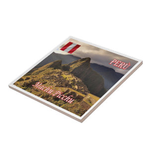 zPE025 MACHU PICCHU, Cozco, Peru, Tile