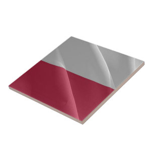zPL002 POLISH waving FLAG POLAND, Europe, Tile