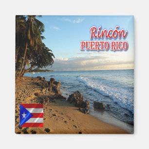zPR013 RINCON, Puerto Rico, America, Fridge Magnet