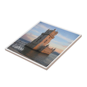 zPT015 LISBON Tower, Portugal, Europe, Tile