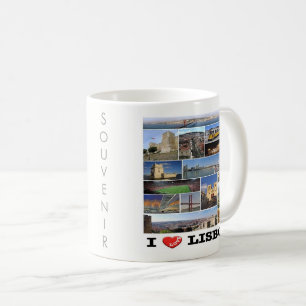 zPT018 LISBON "I Love", Portugal, Europe, Coffee Mug