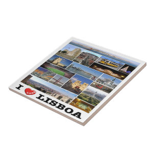 zPT018 LISBON "I Love", Portugal, Europe, Tile