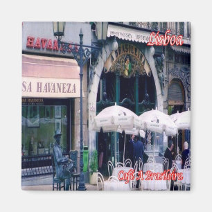 zPT020  LISBON Cafè a Brasileira, Portugal, Fridge Magnet