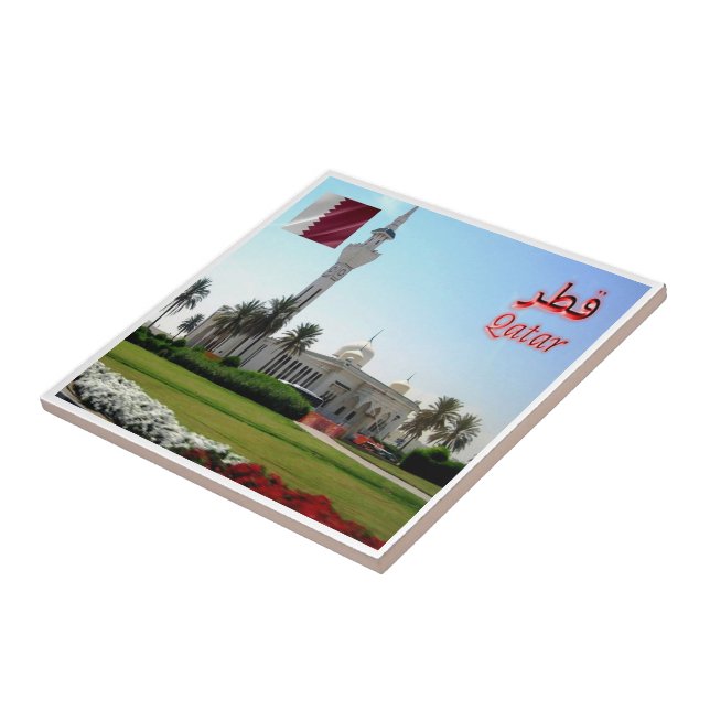 zQA005 Mosque in QATAR, Asia, Tile (Side)