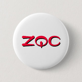 ZQC button, red 2 Inch Round Button