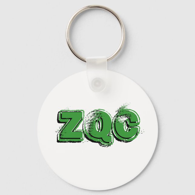 ZQC keychain green (Front)
