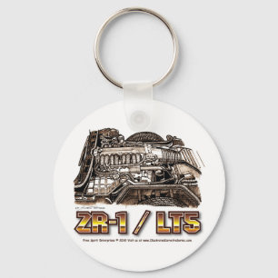 ZR1/LT5 320  Corvette Engine Keychain