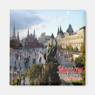 zRU016 MOSCOW RED SQUARE, Russia, Europe, Fridge Magnet