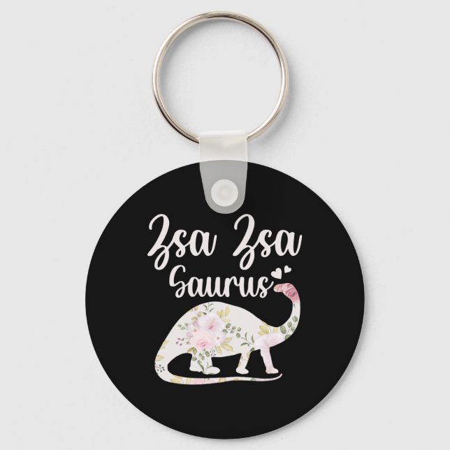 Zsa Zsa Saurus Grandma Mother's Day Thanksgiving C Keychain (Front)