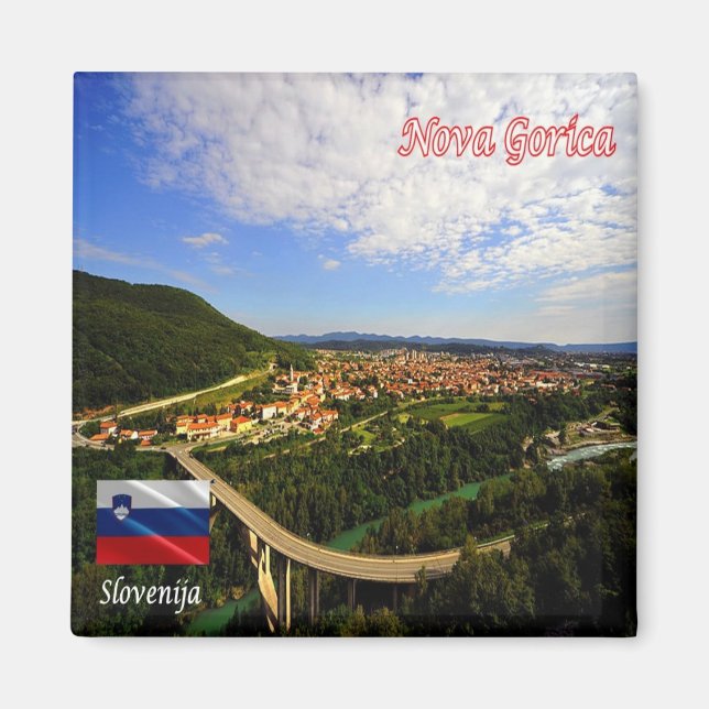 zSI008 NOVA GORICA, Slovenia, Europe, Fridge Magnet (Front)