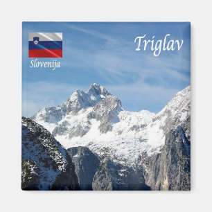 zSI012 MOUNT TRIGLAV, Slovenia, Europe, Fridge Magnet