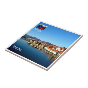 zSI013 DRAVA IN MARIBOR, Slovenia, Europe, Tile