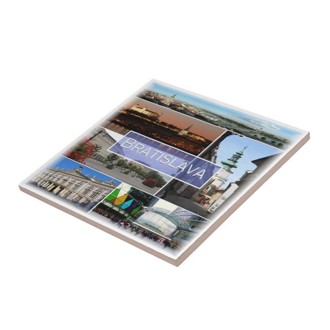 zSK004 BRATISLAVA, Slovakia, Europe, Tile (Side)