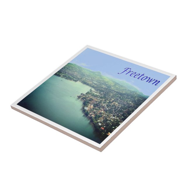 zSL004  FREETOWN, Panorama, Sierra Leone, Tile (Side)