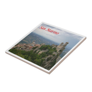 zSM007 MONTE TITANO panorama, San Marino, Tile