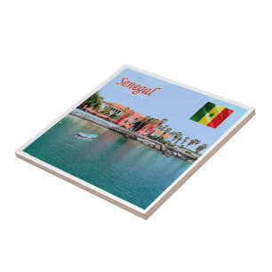 zSN008 SENEGAL, Port Island of Gorée, Tile