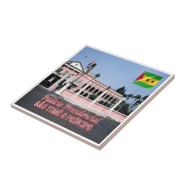 zST006 SAO TOME' The Presidential Palace, Tile (Side)
