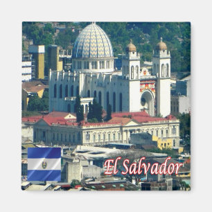 zSV005 EL SALVADOR, Cathedral, America, Fridge Magnet