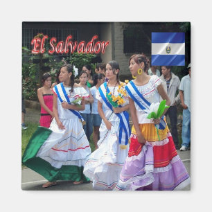 zSV007 EL SALVADOR,Fiestas Patrias, America,Fridge Magnet
