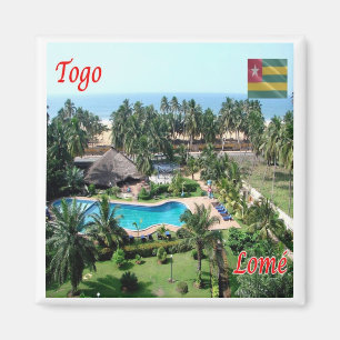 zTG006 LOME' Togo, Africa, Fridge Magnet