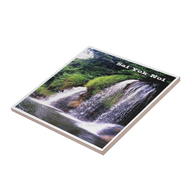 zTH025 waterfall of SAI YOK NOI, Thailand, Tile (Side)