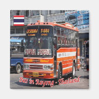 zTH027 BUS in RAYONG, Thailand, Asia, Fridge