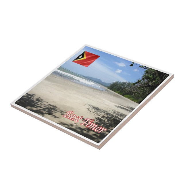 zTL004 REMOTE & PRISTINE beaches East Timor Tile (Side)