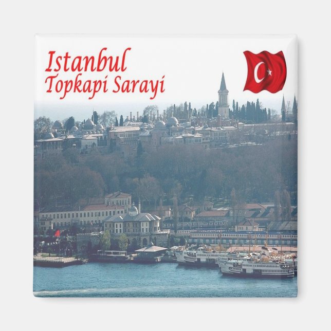 zTR009 ISTANBUL TOPKAPI, Turkey, Europe, Fridge Magnet (Front)